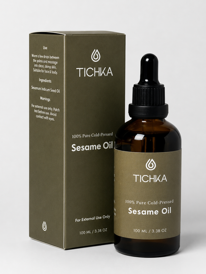 Sesame Seed Oil Box and Bottle